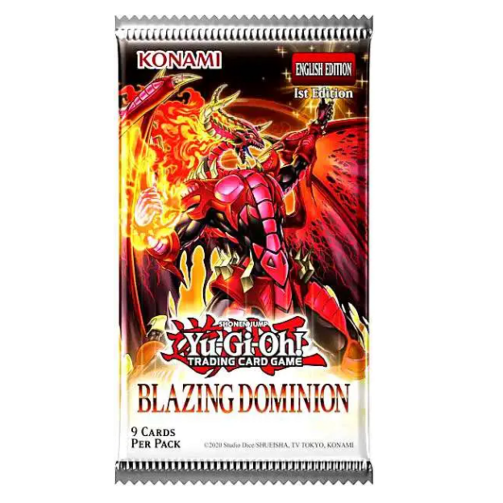 KONAMI BLAZING DOMINION  YU-GI-OH BOOSTER PK