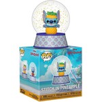 FUNKO STITCH IN PINEAPPLE MINI GLITTER GLOBE