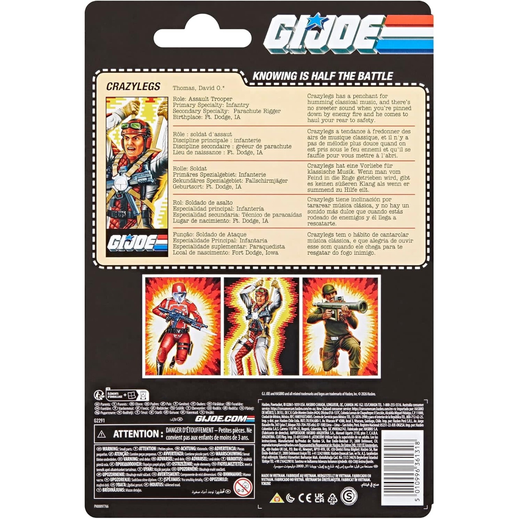 HASBRO DAVID "CRAZYLEGS" THOMAS
