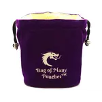 OLD SCHOOL DICE & ACCESSORIES BAG OF MANY POUCHES - PURPLE