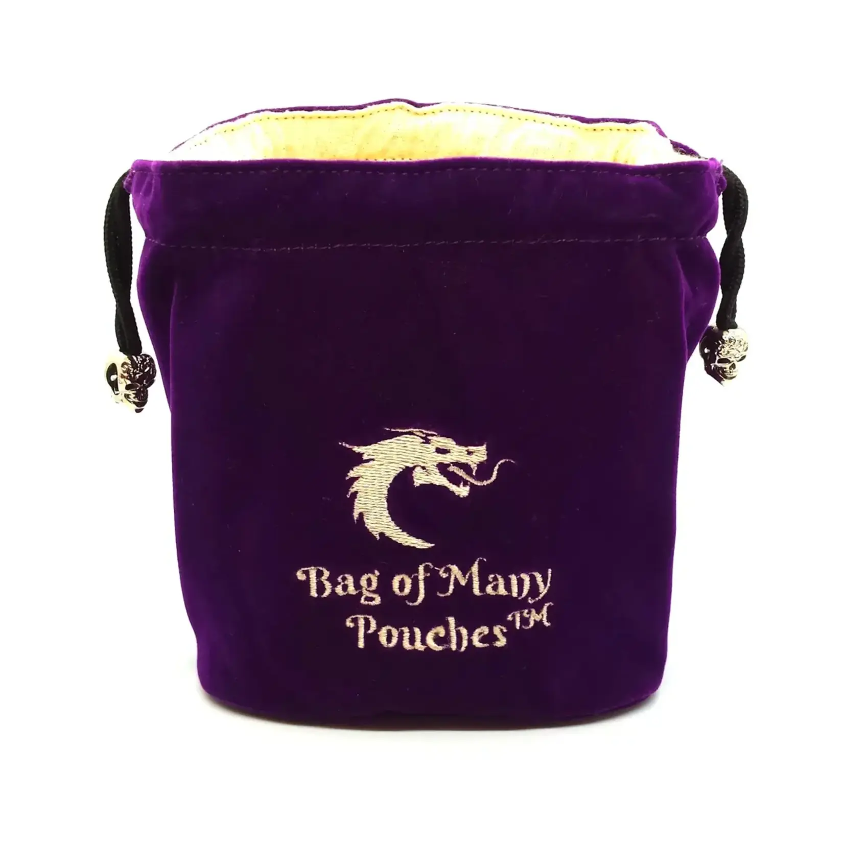 OLD SCHOOL DICE & ACCESSORIES BAG OF MANY POUCHES - PURPLE