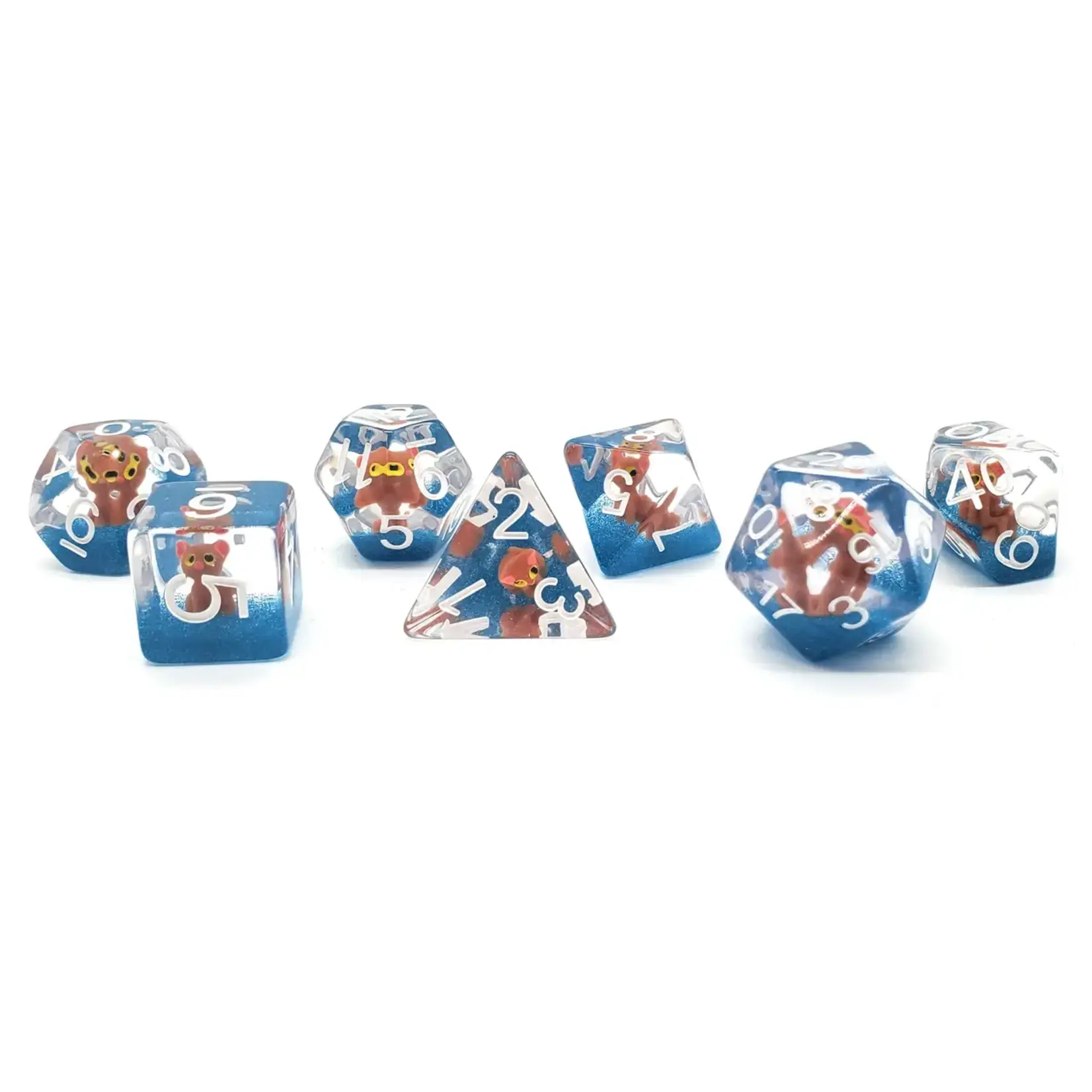 OLD SCHOOL DICE & ACCESSORIES ANIMAL KINGDOM HERE KITTY KITTY 7PC SET
