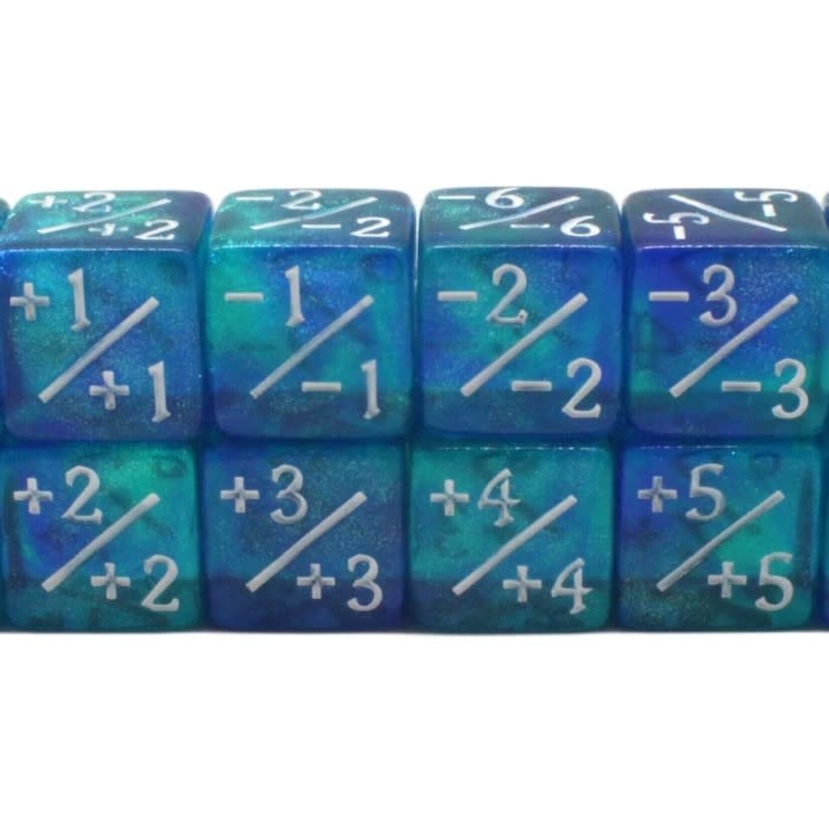 OLD SCHOOL DICE & ACCESSORIES GALAXY DEEP SPACE +/- COUNTER DICE 12CT SET