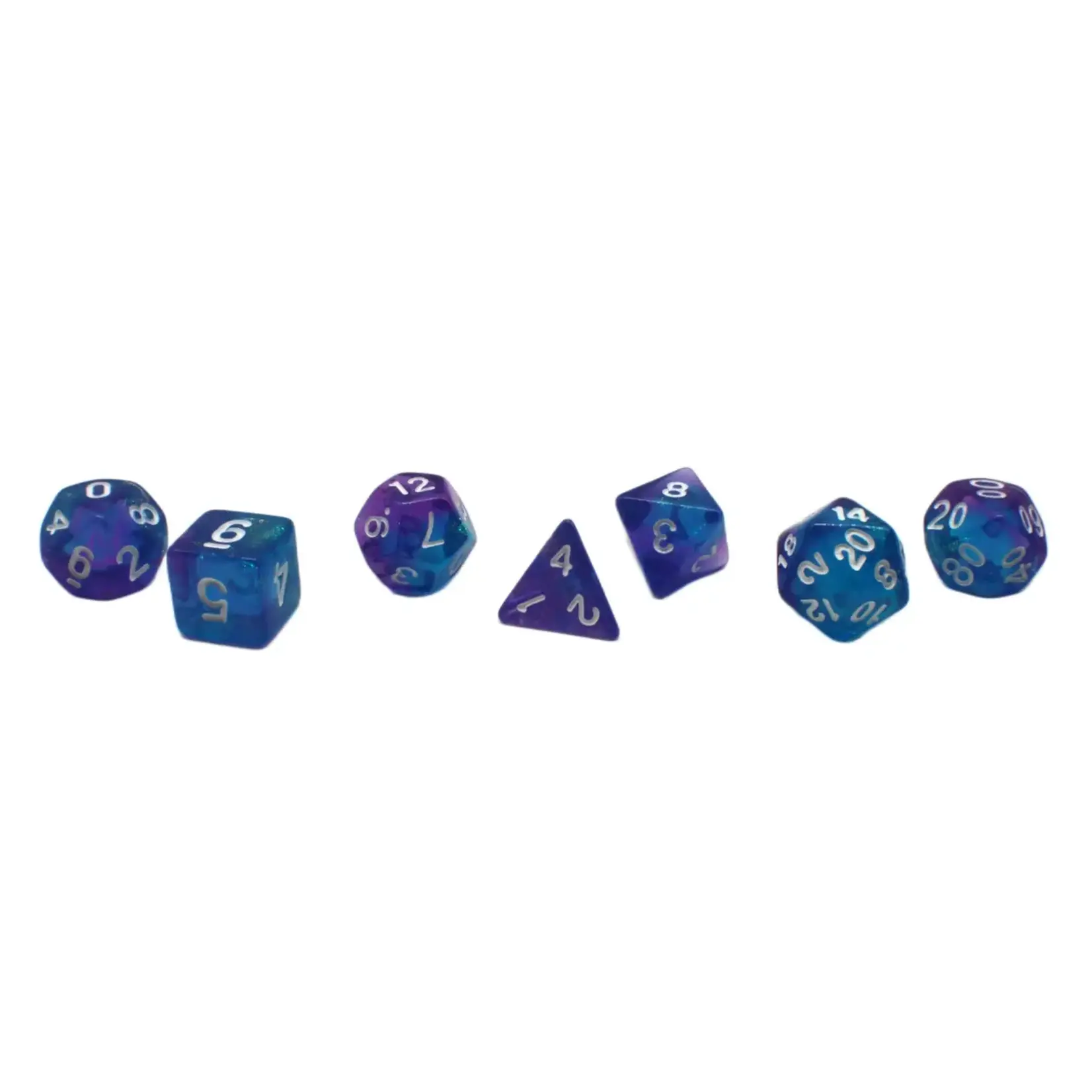 OLD SCHOOL DICE & ACCESSORIES GALAXY EVENT HORIZON 7PC SET