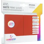 GAMEGENIC GAMEGENIC MATTE PRIME SLEEVES: RED 66x91mm 100CT BOX