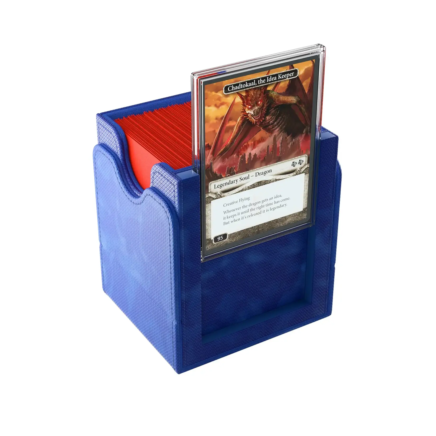 GAMEGENIC GAMEGENIC SQUIRE PLUS 100+ XL DECK BOX BLUE