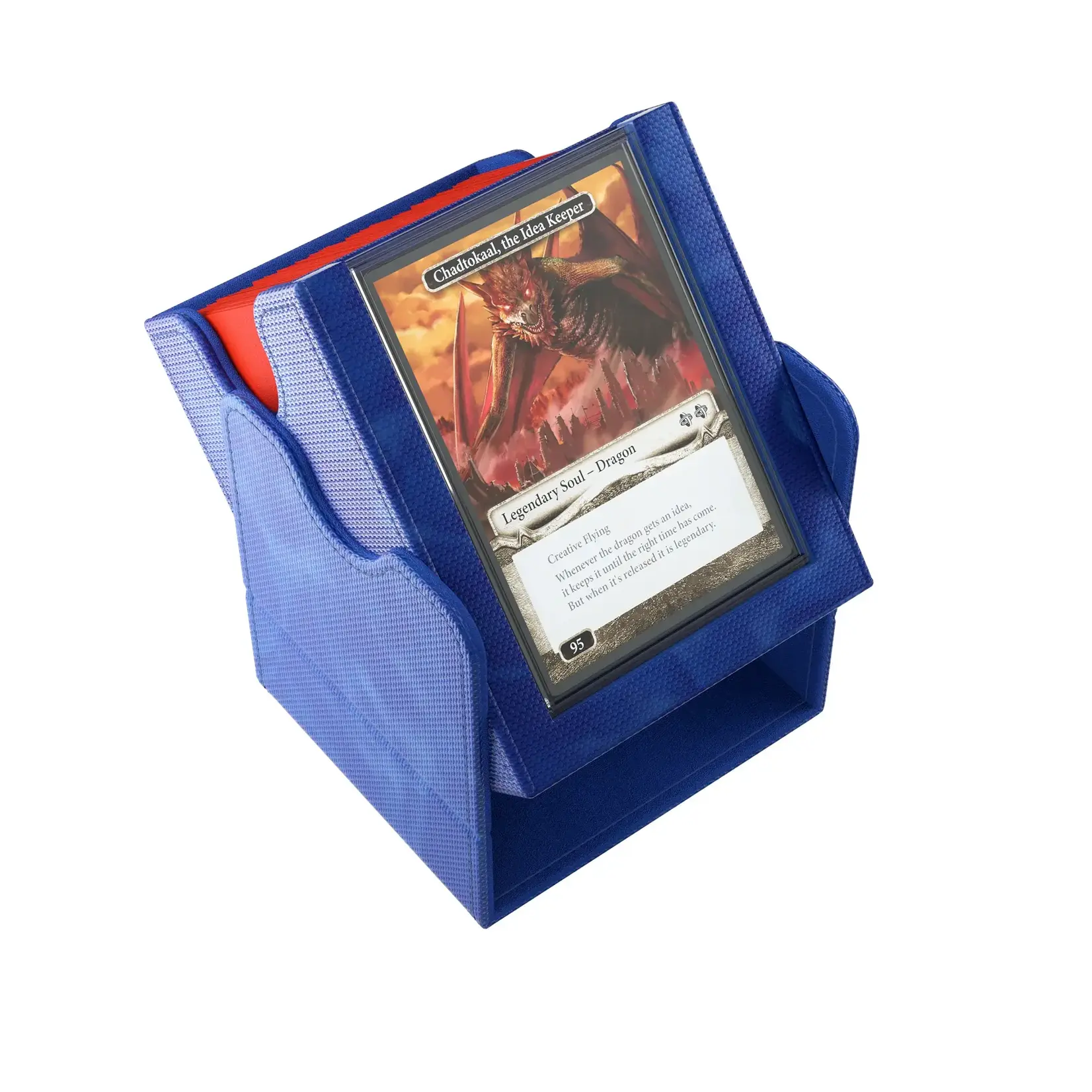 GAMEGENIC GAMEGENIC SQUIRE PLUS 100+ XL DECK BOX BLUE
