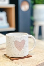 Heart + Hope Pottery Mug Big Heart
