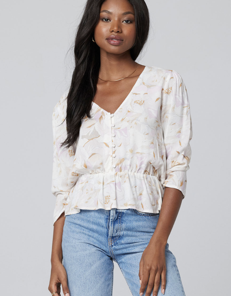Saltwater Luxe Marcella 3/4 Sleeve Blouse