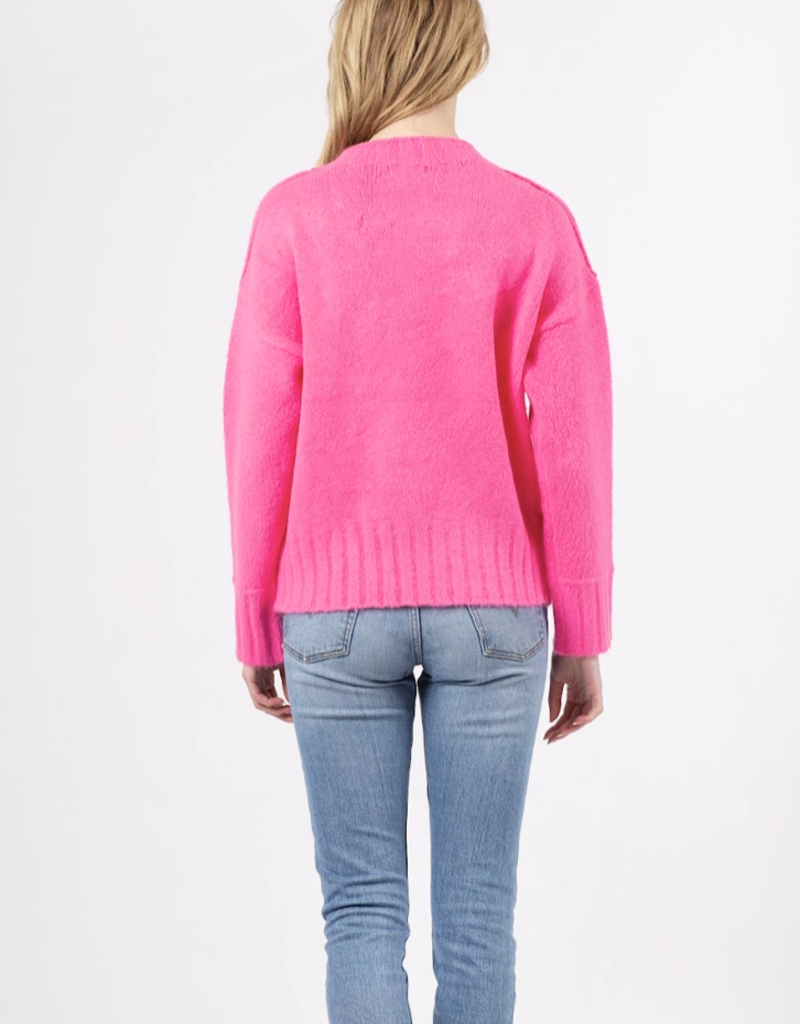 Lyla + Luxe Tanya Ribbed Cuff Sweater