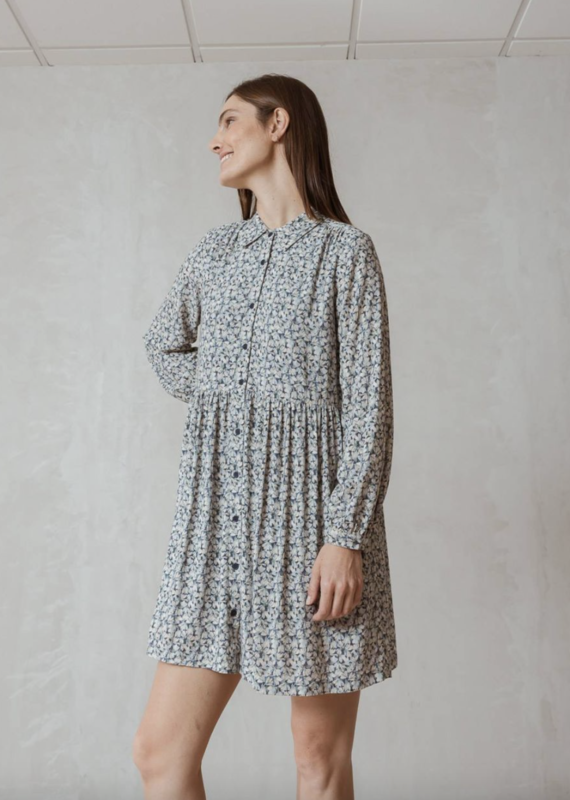 Indi and Cold Flower Shirt Dress