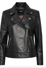Soaked In Luxury Maeve Leather Moto Jacket