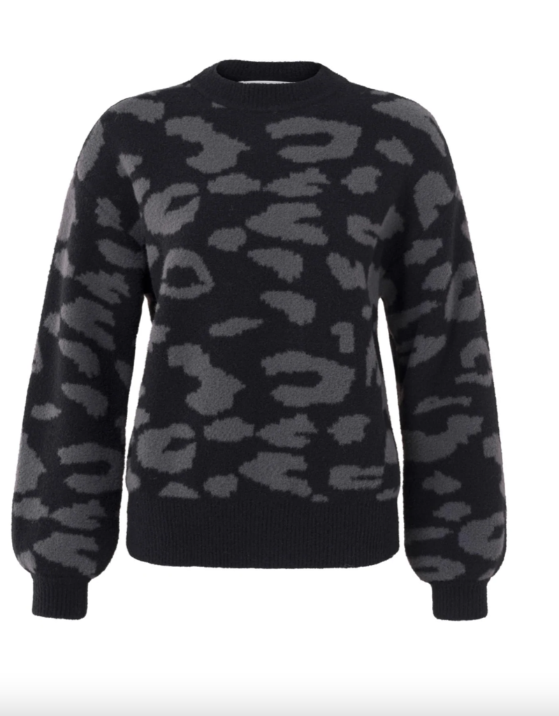 Yaya Animal Jacquard Sweater
