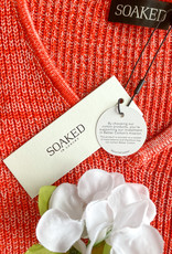 Soaked In Luxury Tuesday Cotton V-Neck Pullover