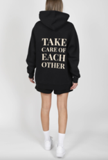 Brunette The Label TAKE CARE OF EACH OTHER  Big Sister Hoodie