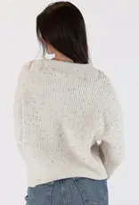 Lyla + Luxe Chase 3/4 Zip Sweater