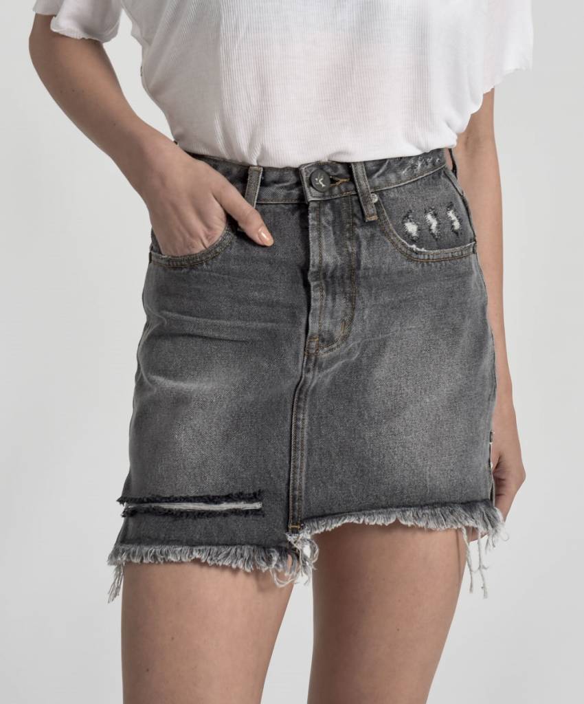 one teaspoon denim skirt