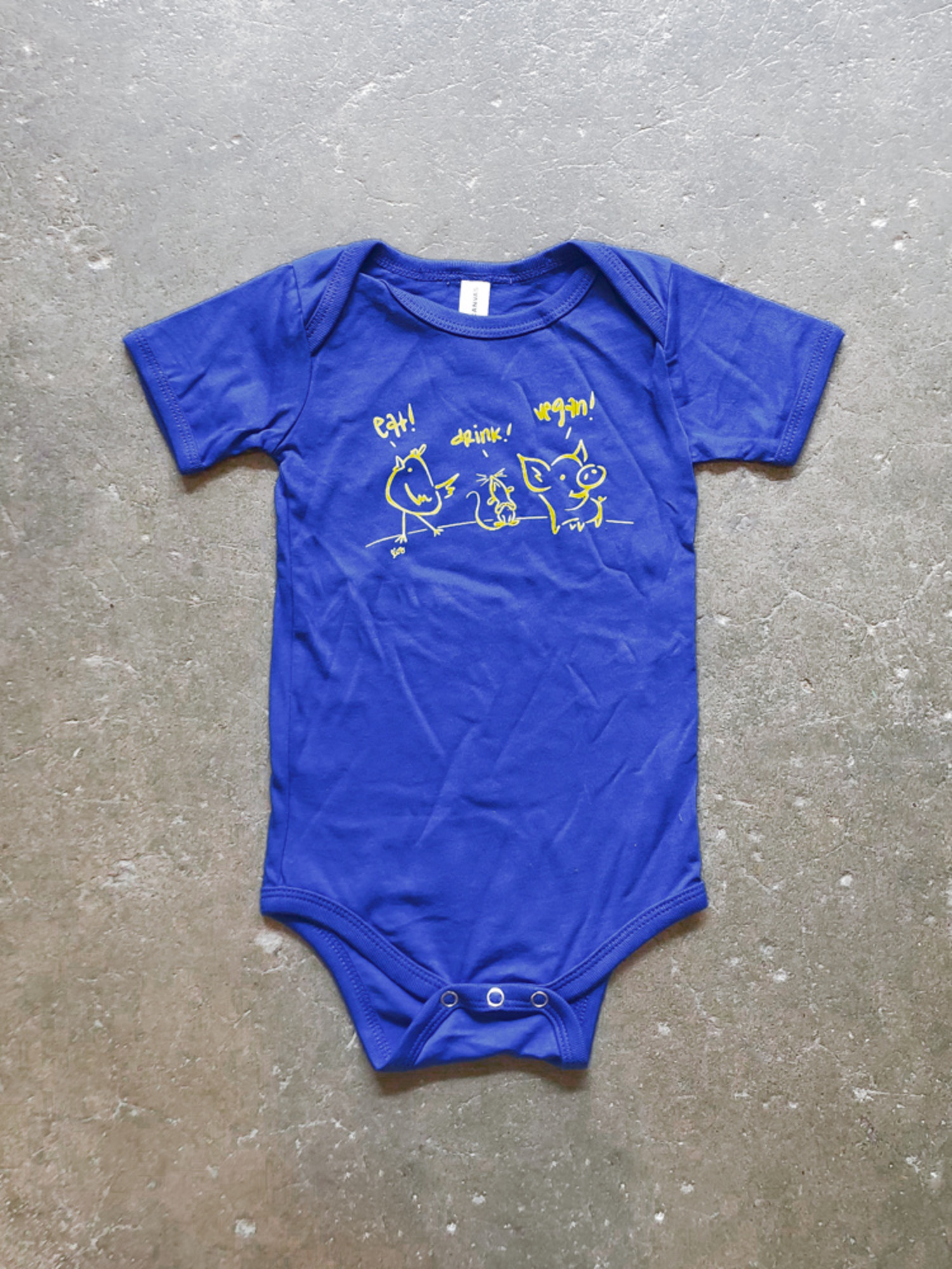 vegan baby onesie