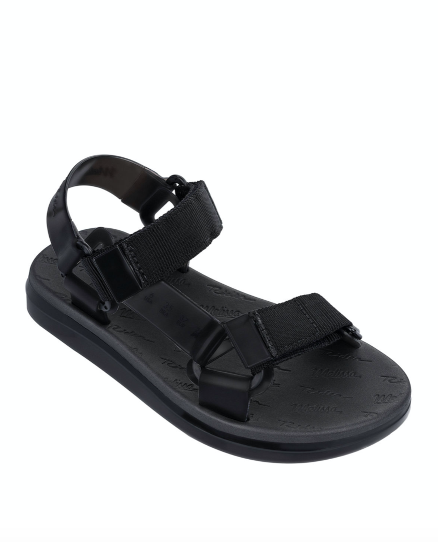 Rider Sandal in Black by Melissa 