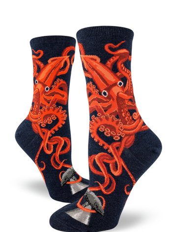 Squid & Whale Women's Crew Sock from Mod Socks