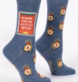 Blue Q Womens Sock Alarm, Your're A Little Bitch