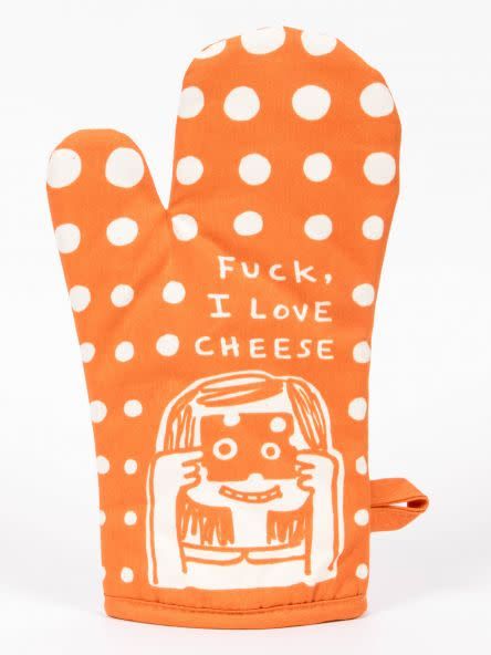 Blue Q F*ck, I Love Cheese Oven Mitt