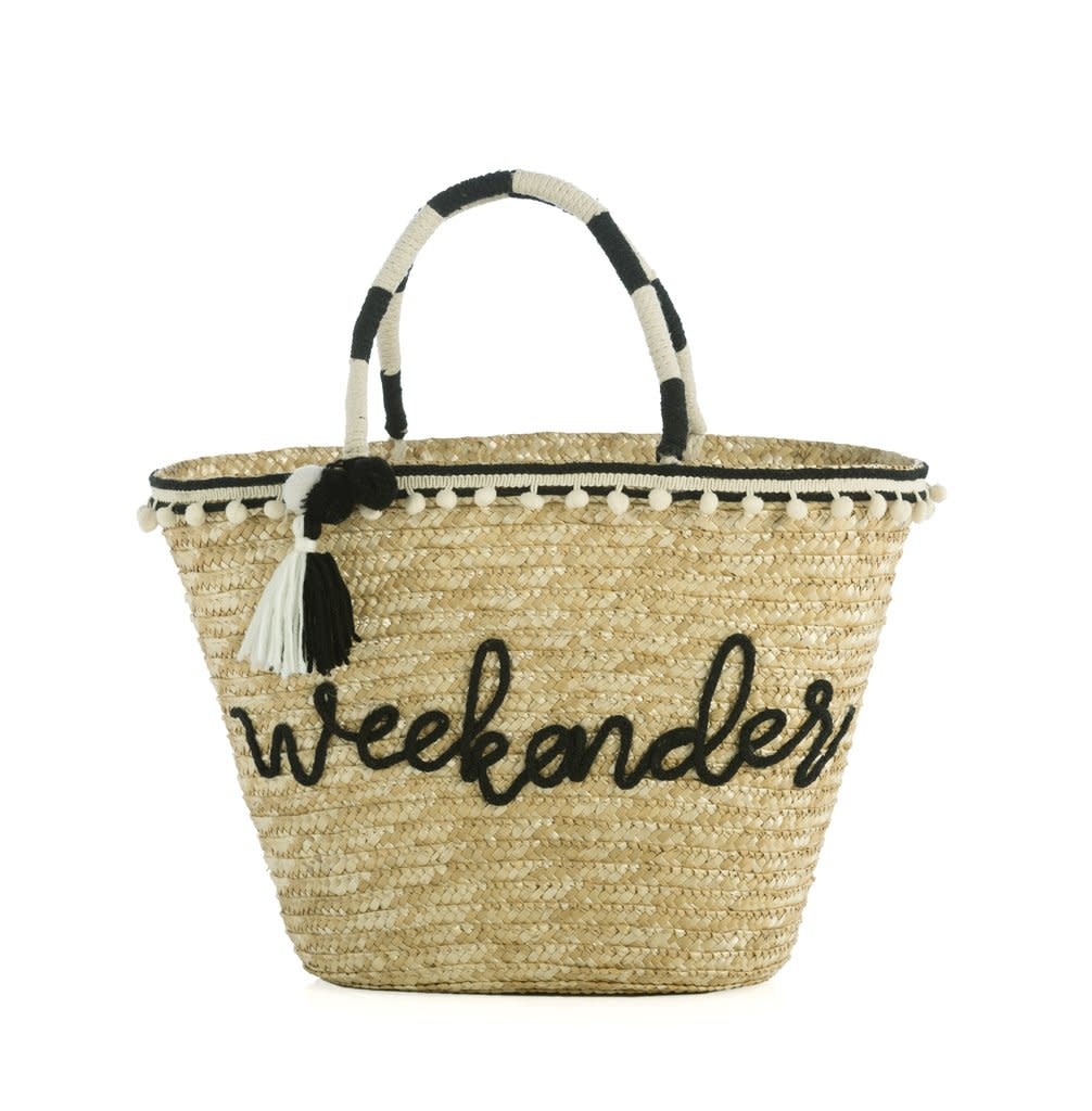 Shiraleah Weekender Straw Tote Bag Shiraleah Weekender Straw Tote Bag