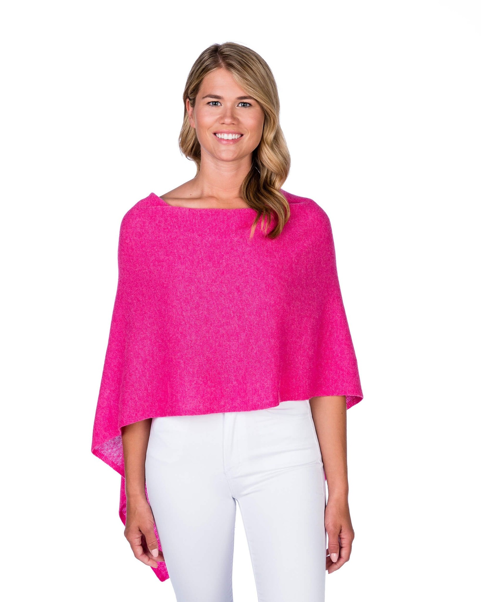 Claudia Nichole Cashmere Topper Coral Reef