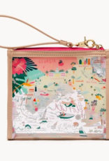 Spartina Florida Clear Beach Wristlet
