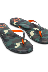 Solei Sea Camo & Orange Flip Flop