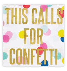 Slant This Calls For Confetti Napkins 20 CT