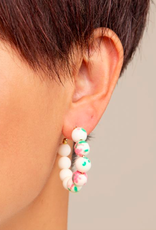 Jewelry Small Mixed Beads Hoop Earring