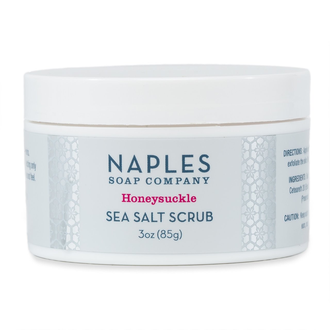 Naples Soap Co. Honeysuckle Sea Salt Scrub 3 oz