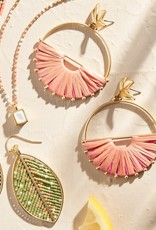 Spartina Pink Lemonade Earrings Gold/Pink