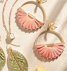 Spartina Pink Lemonade Earrings Gold/Pink