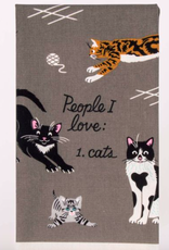 Blue Q People I Love: Cats Dish Towel