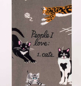 Blue Q People I Love: Cats Dish Towel