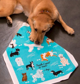 Blue Q People I Want To Meet: Dogs Dish Towel