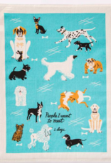 Blue Q People I Want To Meet: Dogs Dish Towel