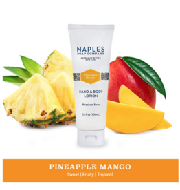 Naples Soap Co. Pineapple Mango Hand & Body Lotion 3.4 oz