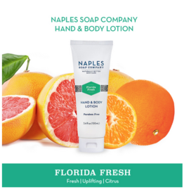 Naples Soap Co. Florida Fresh Hand & Body Lotion 3.4 oz