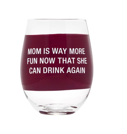 About Face Drink Again Wine Glass