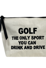 Dani Risi GOLF. The only sport you can drink and drive - Canvas Pouch