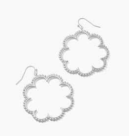 Spartina Dotted Daisy Earrings Silver