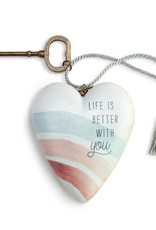 Demdaco Better with You Art Heart