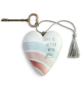 Demdaco Better with You Art Heart