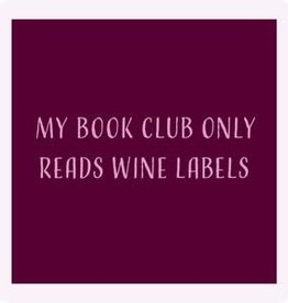 Drinks On Me Book Club Wine Coaster