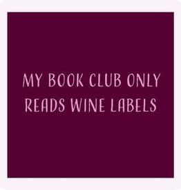 Drinks On Me Book Club Wine Coaster