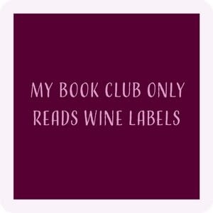 Drinks On Me Book Club Wine Coaster