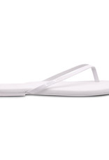 Solei Sea White With White Patent Strap Flip Flop